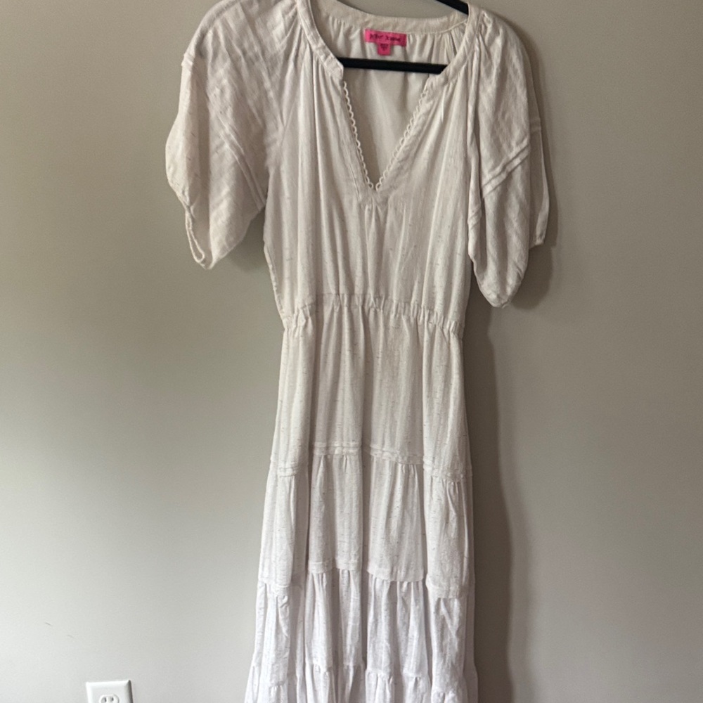 Betsey Johnson White Maxi Dress